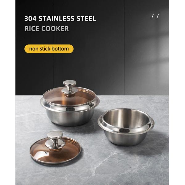 Самый лучший продавая кухни баков множественный размеров качества еды нержавеющей стали супа запаса бака плита 18/8 риса варя бак