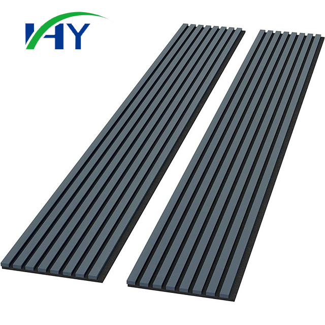 Wood Slat Acoustic Panel Class A Fireproof And Sound Absorbing For Auditoriums