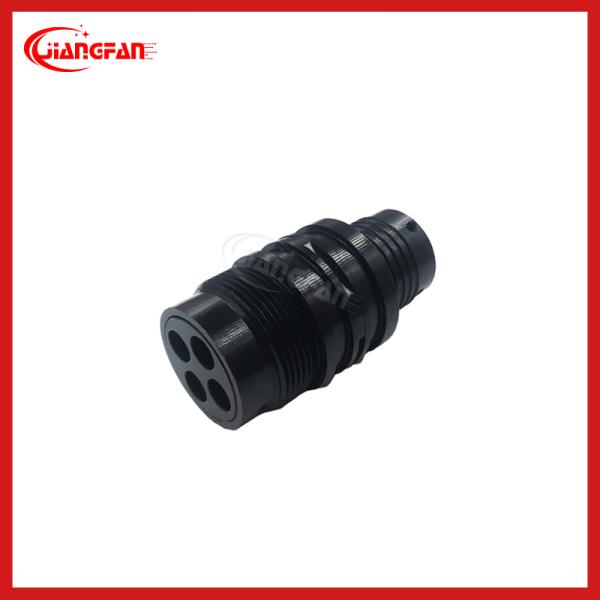 Aluminum Alloy / POM Buffer Tube Fan Out Kit 2 core 3.0mm 7mm Cable Dia Fiber