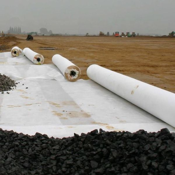 Non-Woven Geotextile Fabric 100% Polyester Pet Non Woven Fabric Geotextiles Wholesale Price White / Grey / Green Continuous Filament Non Woven Geotextile