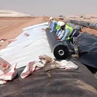 Agricultural Geomembrane Pond Liner 1mm Waterproof HDPE Landfill Geomembrane Pond Liner 0.75mm 1.5mm Pond Liner