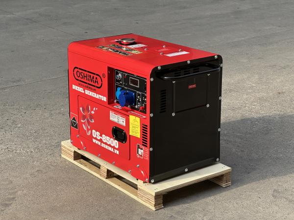 5kw Silent Diesel Generator Set Portable Air Cooled Customizable 220V 380V