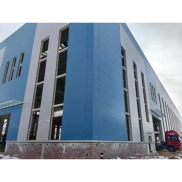 Customized Prefab Warehouse Building With Sketchup Drawing Design