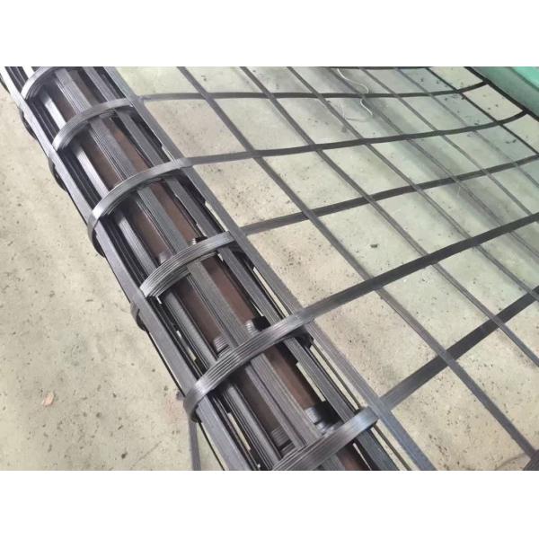 ширина ПП 5.95м сварила двухосное Геогрид для строительства дорог 30КН - 30КН
