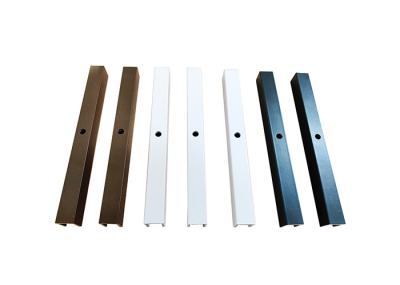 Strong Profile Structure Extruded Aluminum Channel Shapes Easy Installation