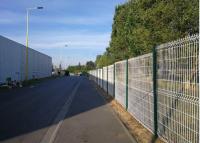 O Pvc facilmente montado da altura de V Mesh Security Fence 6ft revestiu o cargo do pêssego