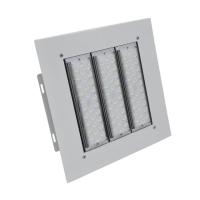 o dossel do diodo emissor de luz de 50w 100w 150w IP65 ilumina a instalação Recessed para o posto de gasolina