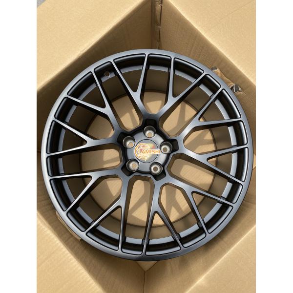 5x112 Black 20 Inch Alloy Wheels , 9J ET26 Forged Aluminium Wheels