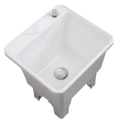 Clean Room Dirty Wash Basin / Mop Basin With Automatic Sensor Faucet
