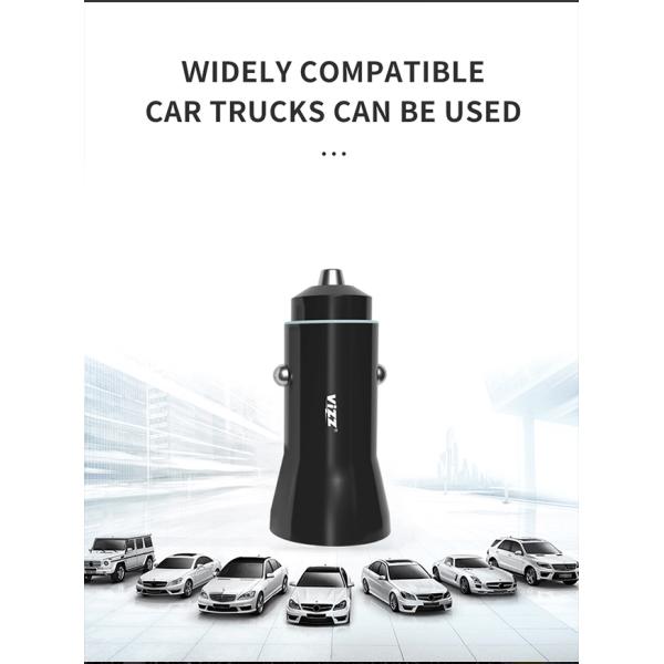 Портативный 2 заряжатель автомобиля телефона LG16 USB портов QC3.0 высокоскоростной