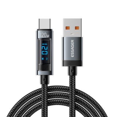 USB 2.0 Type C Charging Cable USB A To USB C 120W  ES-X47