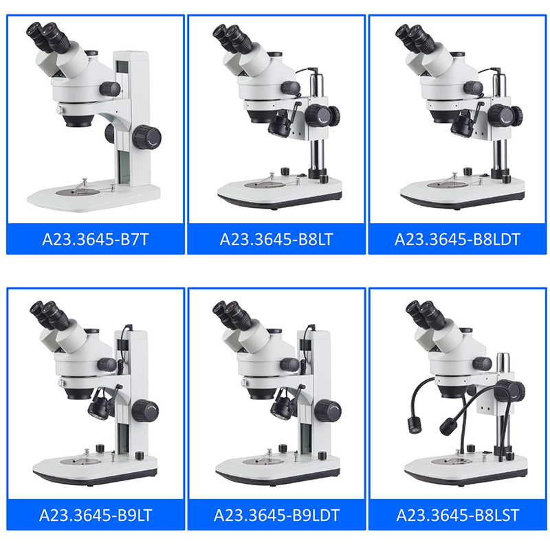 Увеличение 7-45x микроскопов A23.3645 Opto Edu Trinocular стерео