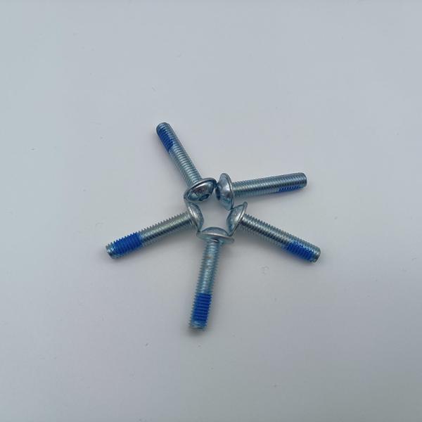 Zinc ISO7380 estándar de cabeza de la cacerola Hex Socket Botón tornillos con