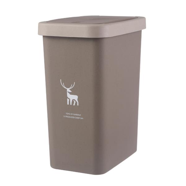 Household 11L Plastic Dustbin Anti Skid With Lid Living Room Bedroom Using