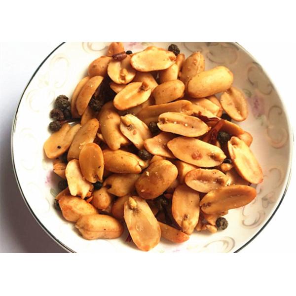 Freid Crispy Yummy Chilli Flavor Coated Peanut Snack Witnout Skin Retailer Packing