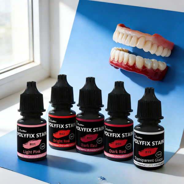 Made In Dental Gum Color Shades Set Offering Fast 30-60S Curing Time Designed for Dental Professionals and Laboratories