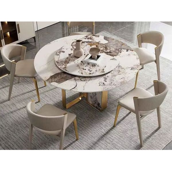 Modern Upholstered Leather Dining Room Furniture Chair Designed with Italian Metal Legs and Wooden Frame Luxury
