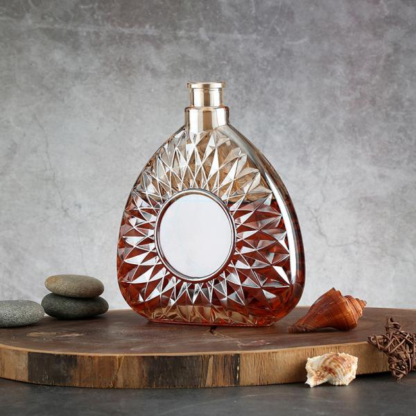 100 ml tampa de parafuso vidro âmbar vodka rum garrafa de uísque artesanal excepcional