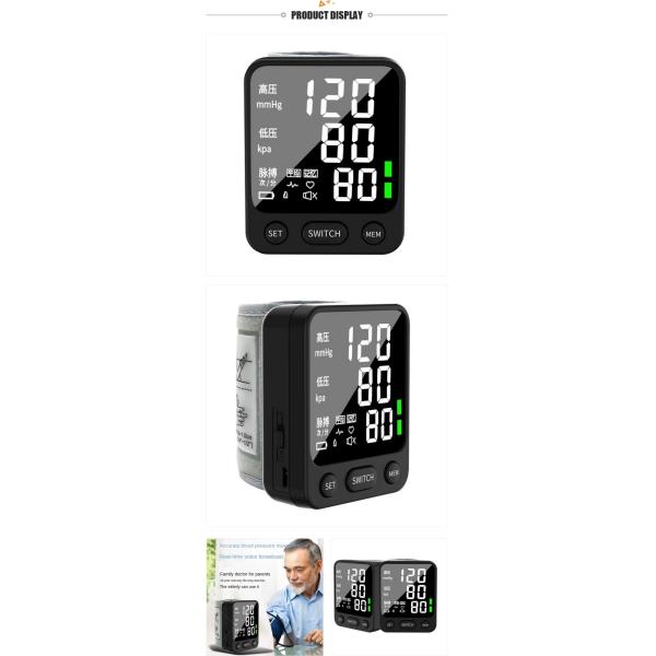 JSL-W501 Wrist Blood Pressure Monitor with Digital Sphygmomanometer Applicable Parts Wrist
