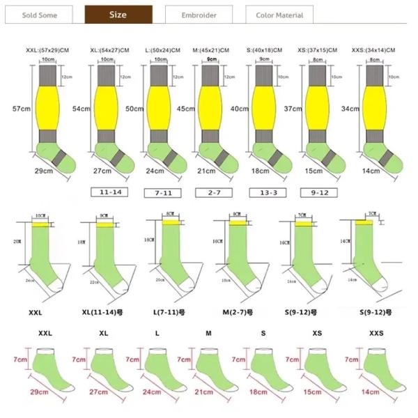 2023 Men's Striped Long Socks for Soccer and Baseball Spandex Polyester Cotton Blend