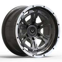 Toyota Land Cruiser Prado Série 150 20x9 Custom Forjado Alloy Rim Gun Metal Machined Edge