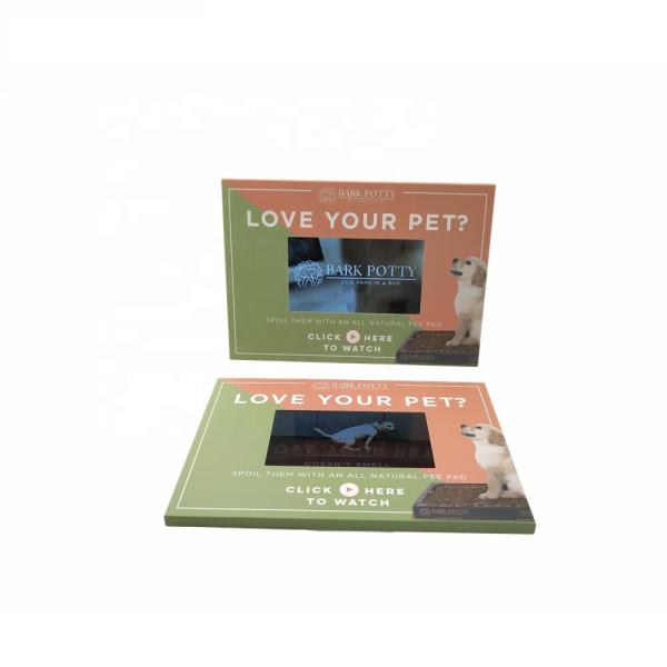 China Manufactures Digital Brochure Holder Custom Good Gift Video Card Lcd 4.3