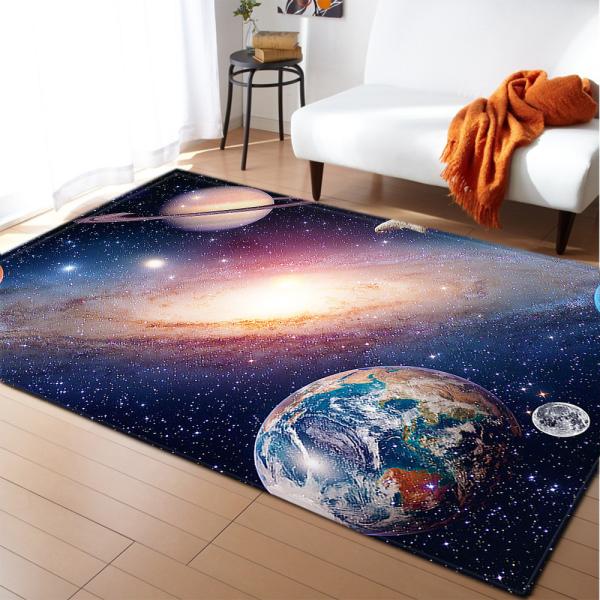 Tapis en gros de plancher de chambre à coucher de style d'Institut central des statistiques de plume de ciel de nouvelle de bande dessinée grande source étoilée de tapis