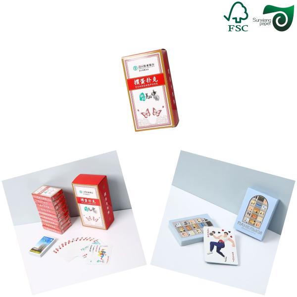 Papier à jouer lisse FSC 240 g/m² 270 g/m² pour divertissement