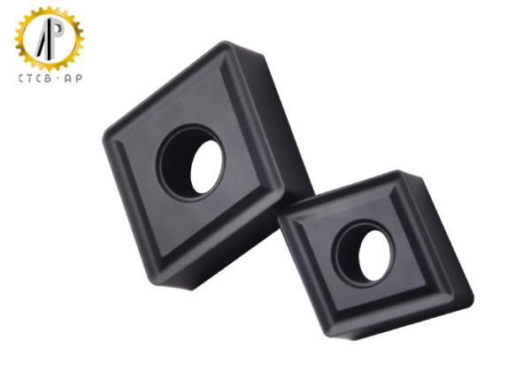 Square CNMG1606 CVD Coated Tungsten Carbide Inserts For Cast Iron Machining