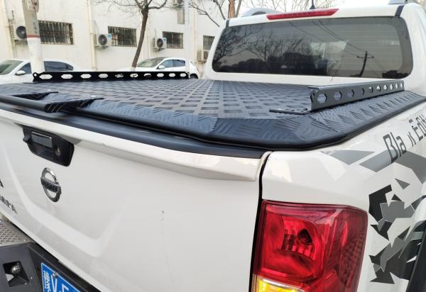 2020- Pickup Truck Accessories Retractable Aluminum Alloy Hilux Revo Hard Type Tonneau Cover