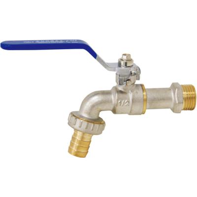 3 / 4 ou 1/2 polegadas de cobre válvula de bola Garden Tap Outdoor válvula Bibcock