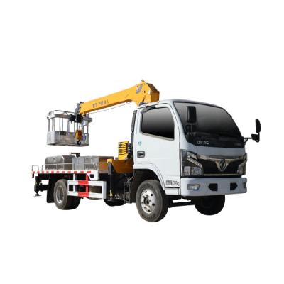 Guindaste hidráulico jiubang de baixo preço 3.2 ton 4 ton guindaste montado em caminhão