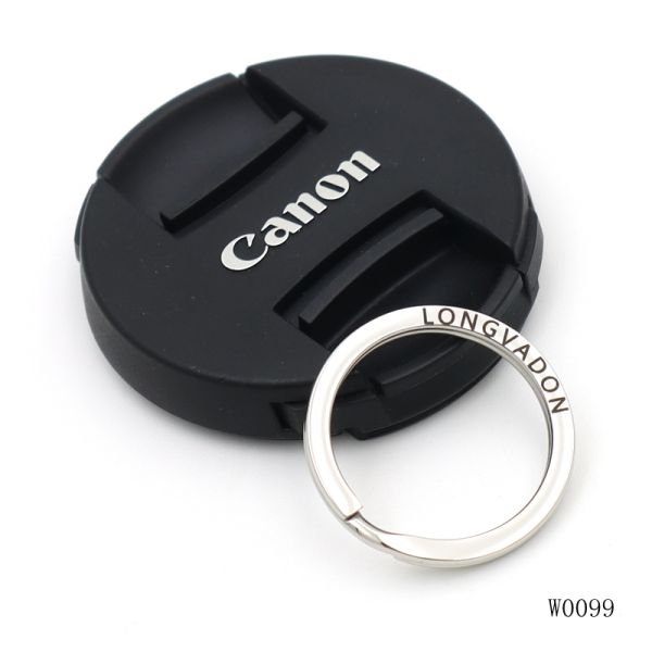 Custom Stainless Steel Key Ring Mirror Polished Metal Key Chain Ring Silver