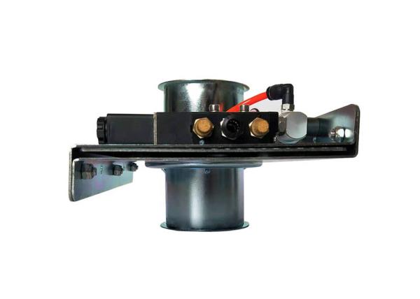 Pneumatic Duct Zone Dampers All Galvanized Blast Gates For Ventilation Fittings