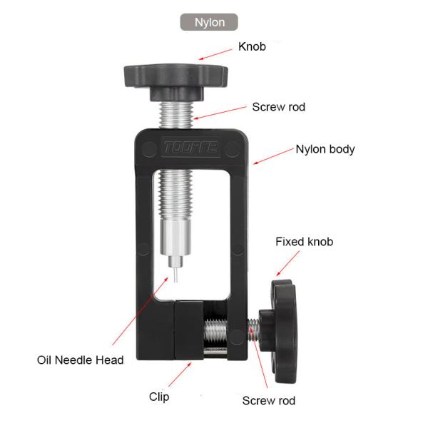Aluminum Alloy Multifunction Bike Oil Needle Insertion Tool Five-Line Body Truncation