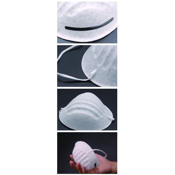 2 Layer N95 Face Mask , Anti Air Pollution Disposable Dust Mask 8100