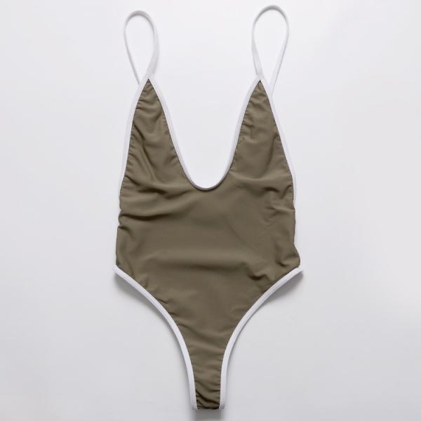 Tiered Layer Tie a Knot Front Top With Low waist Bikini swimsuit high cut