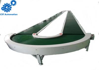 High Strength 180 Degree Belt Conveyor , 180° Curve Powered Belt Conveyor