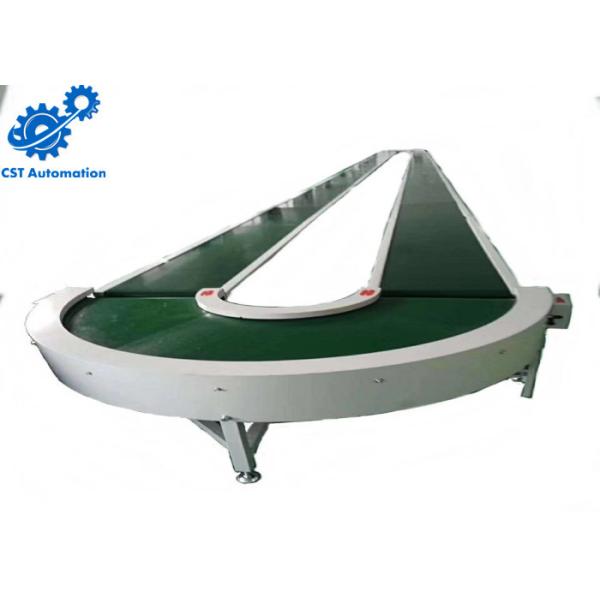 High Strength 180 Degree Belt Conveyor , 180° Curve Powered Belt Conveyor