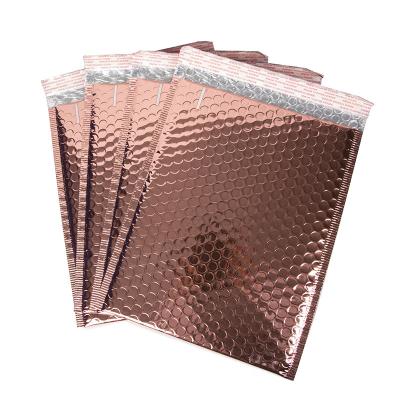 CTCX Custom Shipping Poly Plastic Envelope Sleeves Clothing Bags Envelope Metallic Full Bubble Mailer