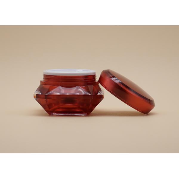 Контейнеры диаманта косметические Креам, баки Арсилик красного цвета небольшие косметические