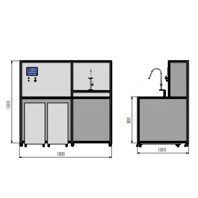Sanitary Tapware Thermostatic Valve Performance Test Machine Valve Performance Tester