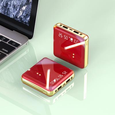 Bloco portátil 20000mah da bateria do banco ultra magro do poder com iluminação do diodo emissor de luz de USB