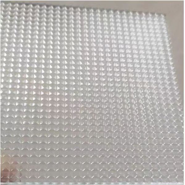 GB Standard Decorative Patterned Textured Glass Panel For Showcase Window Display