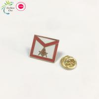 Gift Metal Brass Badge Debossed Custom Logo Masonic Lapel Pins