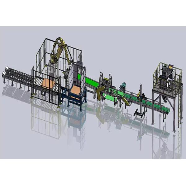 Programmable 4 / 6 Axes FANUC Robotic Arm with 180 kg Payload for High-Speed Palletizing