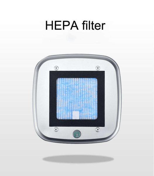 Purificador de ar de automóvel portátil por toque inteligente de venda a retalho Purificador de ar com filtro HEPA Purificador de ar de automóvel de alta eficiência de dupla ventilação