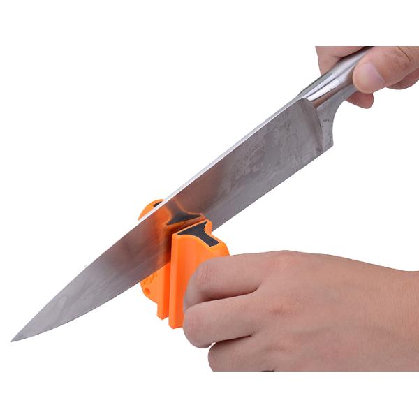 На открытом воздухе аксессуары заточника ножа с лезвием вольфрама и керамической штангой