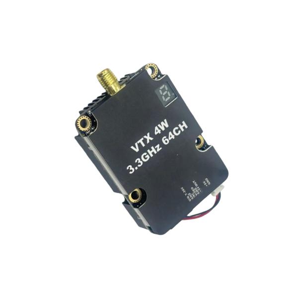 High-efficiency 64CH FPV VTX (Pit/2W/4W) with IRC, 7-26V Input & SMA Connector for Racing Drones