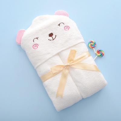 Conception infantile d'ours de serviette de serviettes de Bath de bébé nouveau-né pelucheux